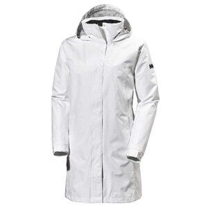 Helly-Hansen Women's Aden Waterproof Breathable Hooded Long Rain Jacket, Medium
